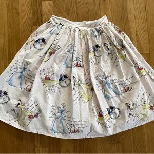 Disney princess handmade vintage inspired woven cotton skirt Disney World Land